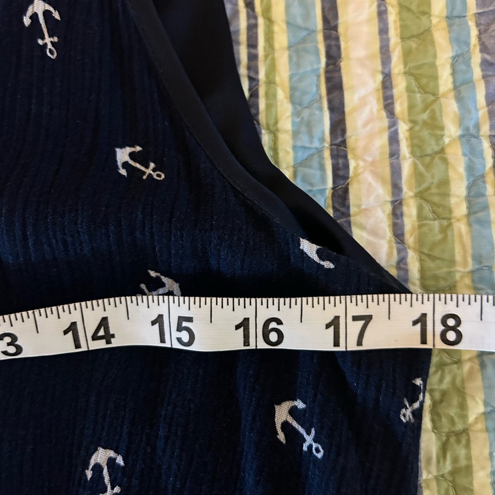 Nina Leonard navy anchor sundress - Picture 6 of 8